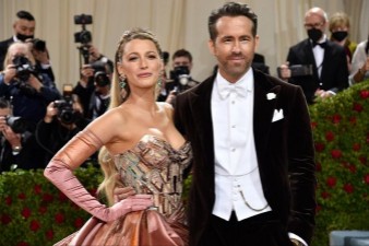 Блейк Лайвли и Райън Рейнолдс на Met Gala през 2022 година.