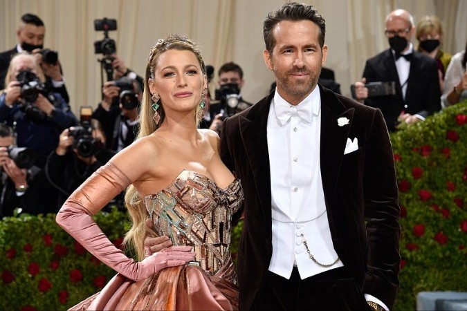 Блейк Лайвли и Райън Рейнолдс на Met Gala през 2022 година.