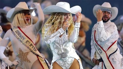 Бионсе на концерта си Cowboy Carter.