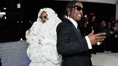 Риана и A$AP Роки на Met Gala 2023.