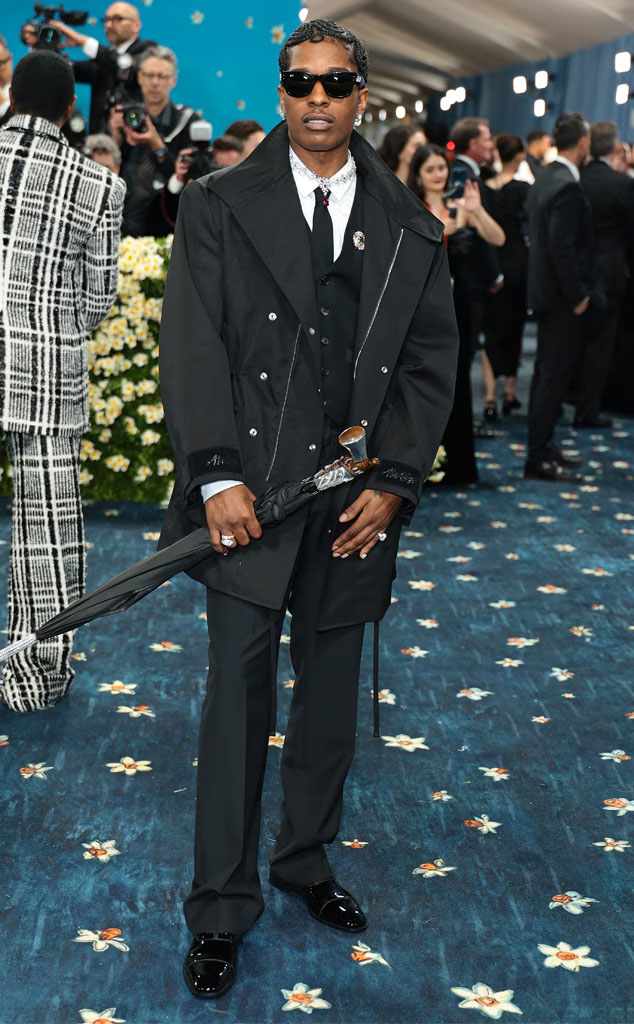 A$AP Rocky по време на Met Gala 2025 година.