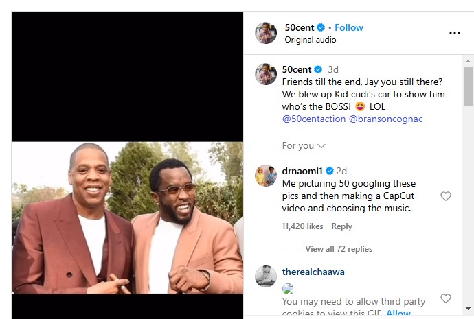 Публикация на 50 Cent.