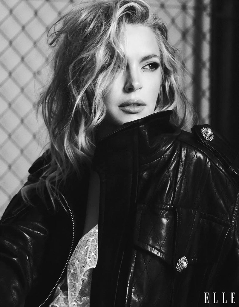 Линдзи Лоън за списание Elle.