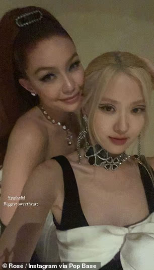 Джиджи Хадид и Розе.