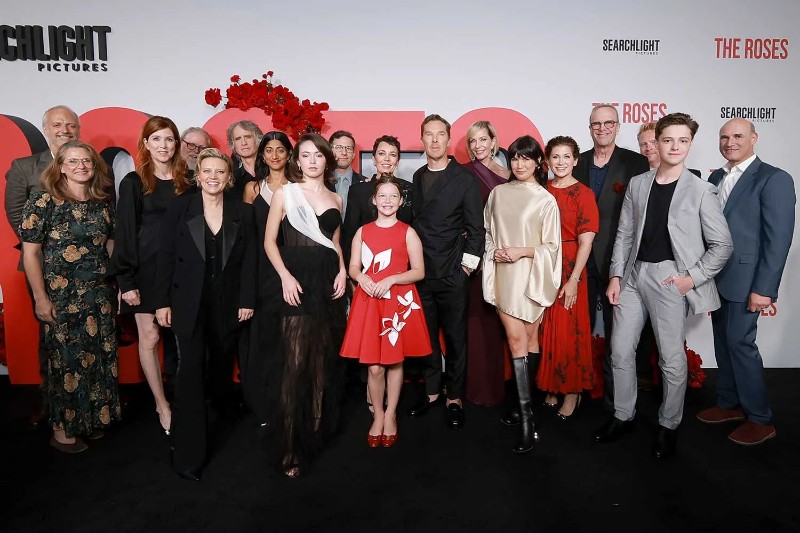Актьорският състав на филма “The Roses“ по време на неговата премиера на 25 Август, 2025 г.