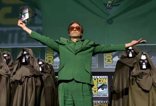Робърт Дауни Джуниър по време на Comic-Con в Сан Диего.