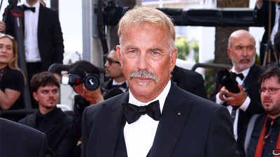 Кевин Костнър присъства на червения килим за „Хоризонт: Американска сага“ на 77-ия годишен филмов фестивал в Кан на 19 Май 2024 г. в Кан, Франция.