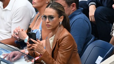 Джесика Алба по време на тенис турнира US Open, 7 Септември, 2025 г.