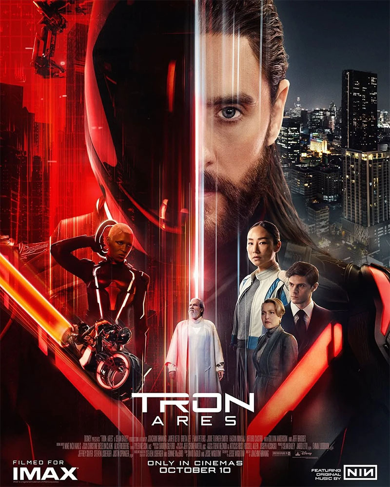 Плакат на филма “ТРОН: Арес“.