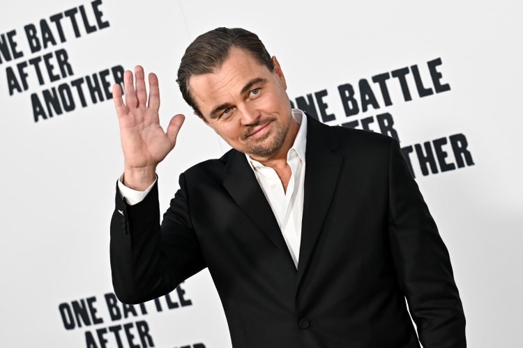 Леонардо Ди Каприо на световната премиера на „Битка след битка“ в TCL Chinese Theater.