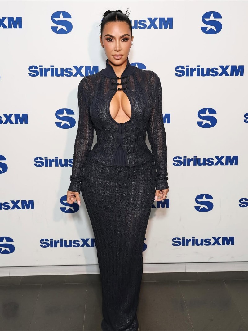 Ким Кардашиян по време на пресконференция за “All’s Fair“ в Ню Йорк.