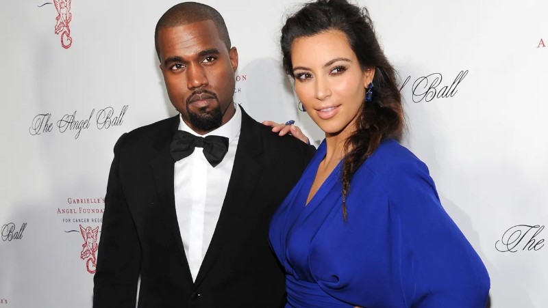 Кание Уест и Ким Кардашян през 2014 г.