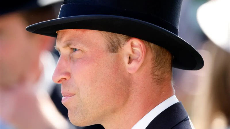 Принц Уилям присъства на Кралския Аскот на 19 Юни 2024 г. на хиподрума Аскот в Бъркшир.