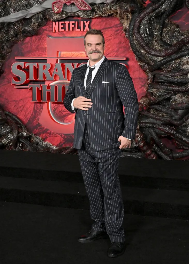 Дейвид Харбър по време на премиерата на сериала “Странни неща“.