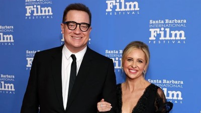 Брендън Фрейзър и Сара Мишел Гелар.