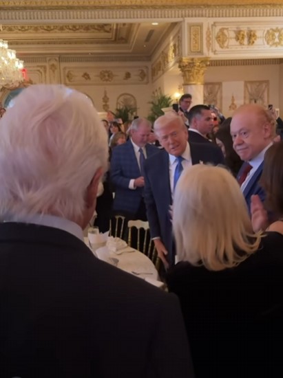 Доналд Тръмп и Антъни Прат по време на събитието.