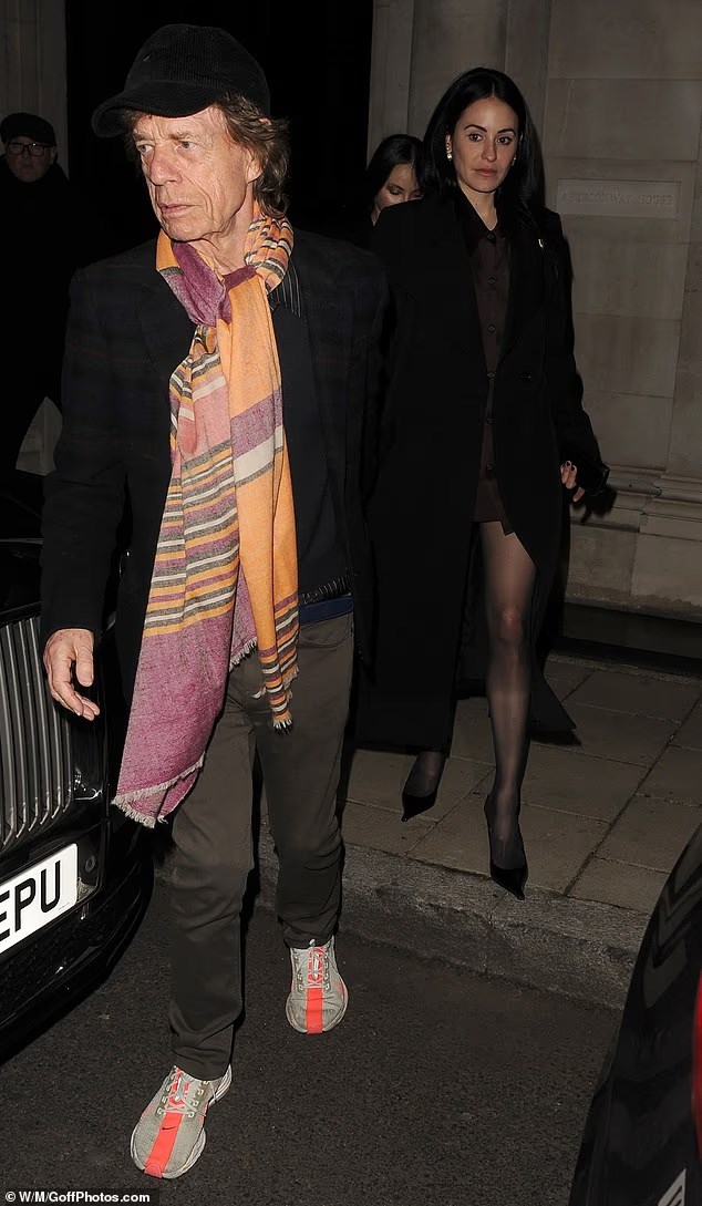 Мик Джагър и Мелани Хамрик.