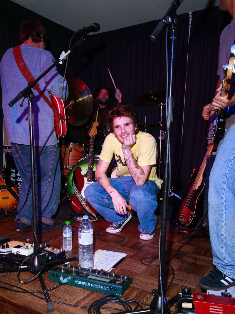 Круз Бекъм в деня на концерта си.