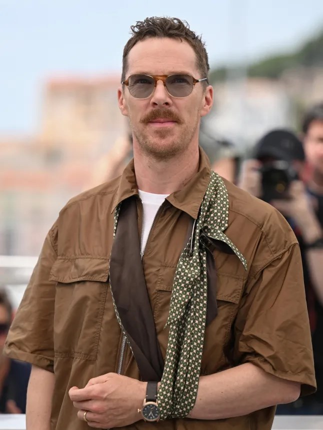 Бенедикт Къмбърбач на фестивала в Кан.