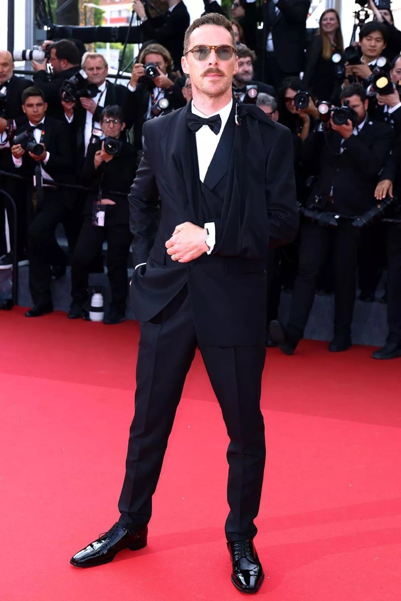 Бенедикт Къмбърбач по време на кино фестивала в Кан, 2025 г.
