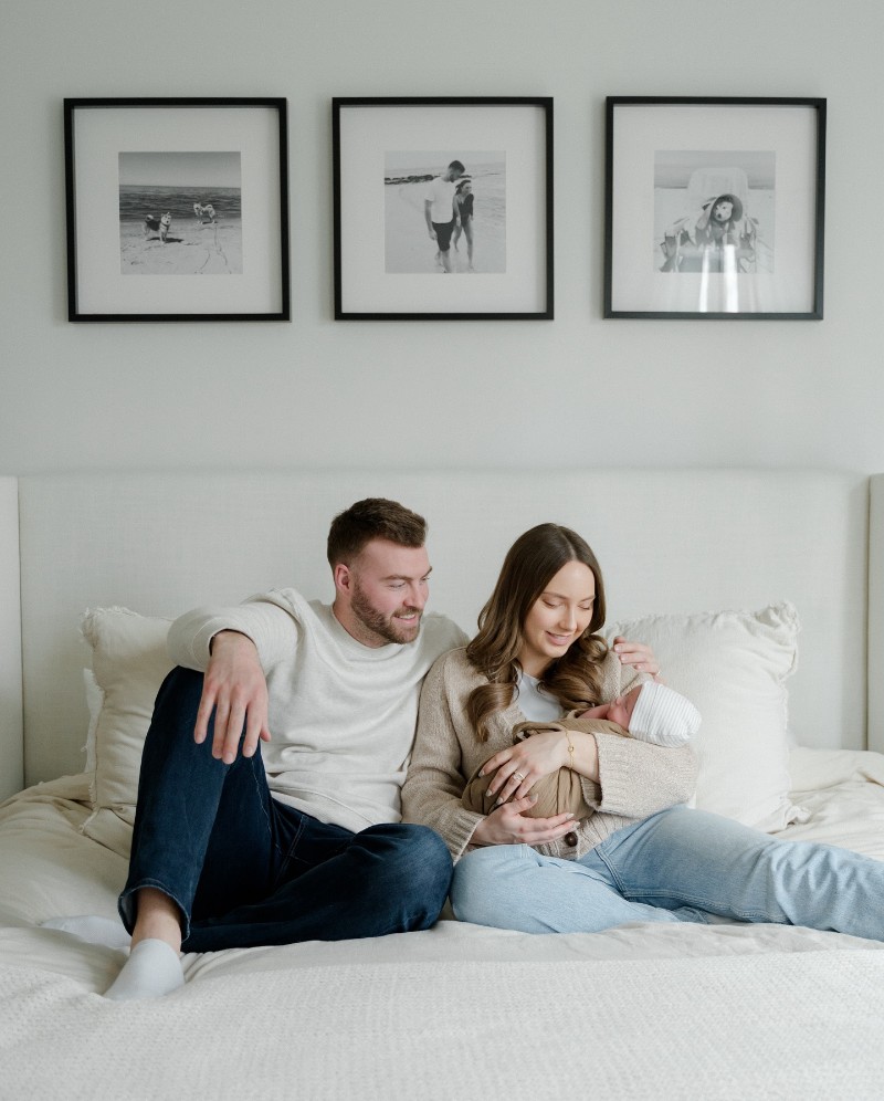 Евън Макклинток, Хейли Джейд Скот и малкия Елиът.