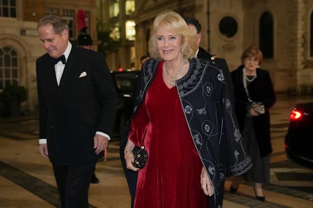 Кралица Камила присъства на двугодишната церемония по връчване на наградите на полка The Rifles на 27 Ноември 2025 г. в Лондон, Англия.