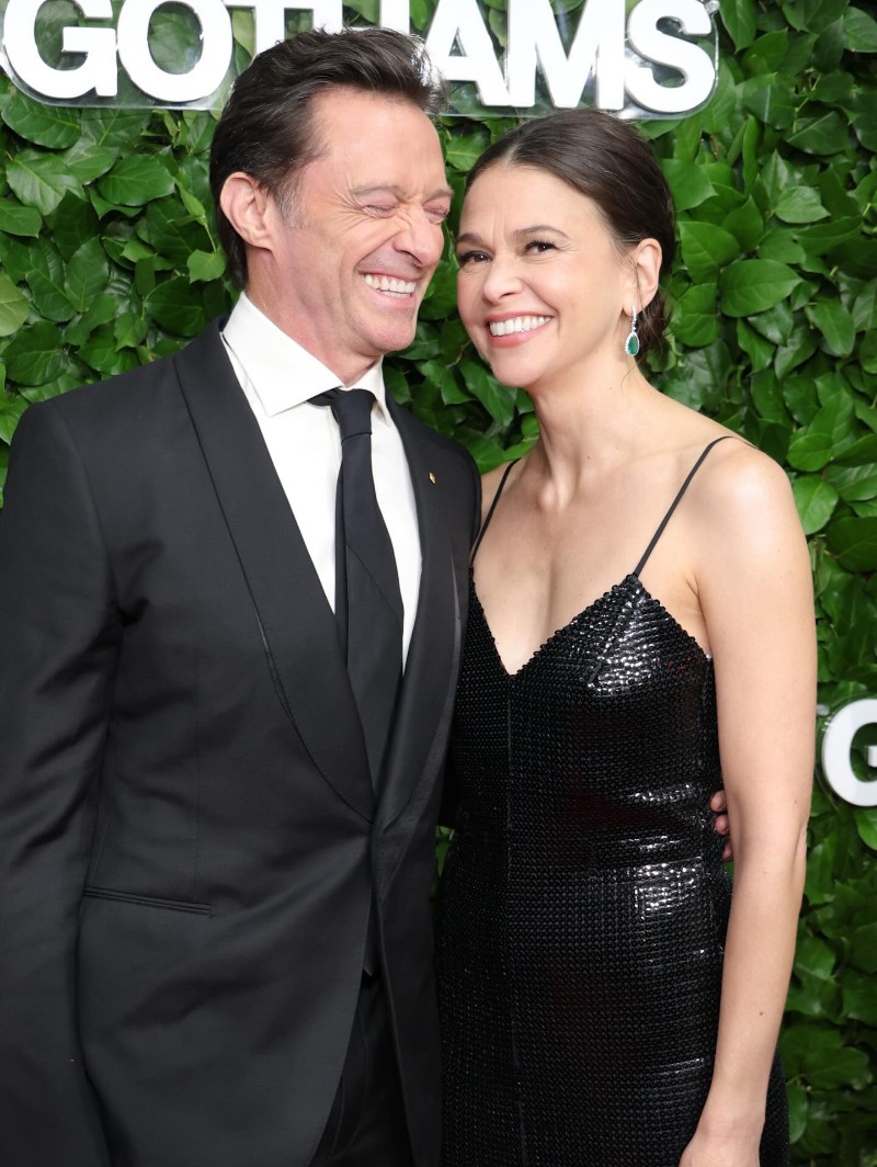 Хю Джакман и Сътън Фостър на наградите Gotham Film Awards, 1 Декември, 2025 г.