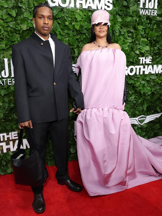 A$AP Rocky и Риана на наградите Gotham в Cipriani Wall Street в Ню Йорк, 1 Декември, 2025 г.