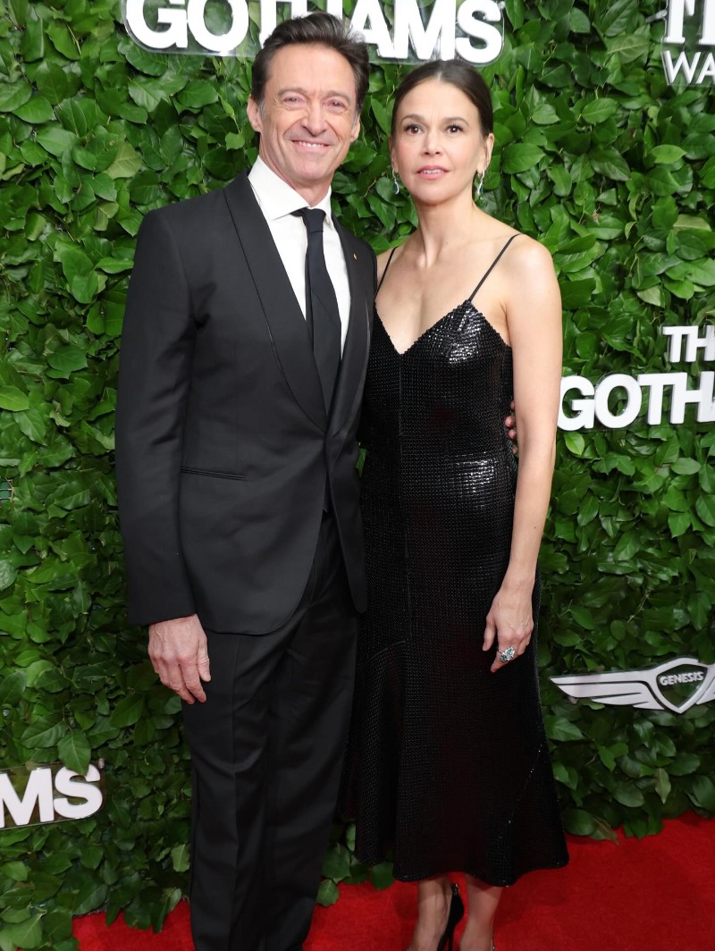Хю Джакман и Сътън Фостър на наградите Gotham Film Awards, 1 Декември, 2025 г.