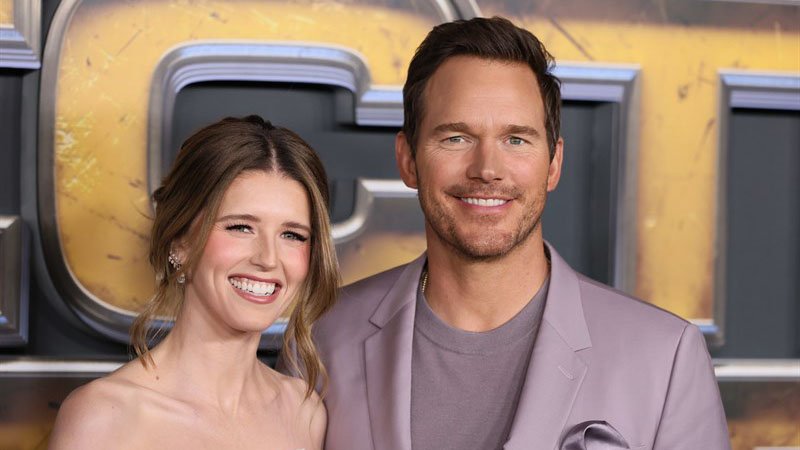 Катрин Шварценегер и Крис Прат на световната премиера на филма на Netflix „Роботизираният щат“ в Холивуд на 24 Февруари 2025 г. в Лос Анджелис, Калифорния.