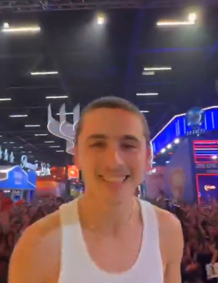 Тимъти Шаламе по време на промоцията на новия си филм в Бразилия.