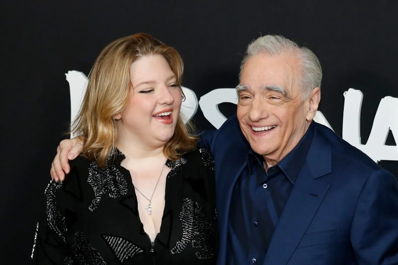 Франческа Скорсезе и Мартин Скорсезе на премиерата в Ню Йорк на филма „Personality Crisis: One Night Only“ на 11 Април 2023 г. в Ню Йорк.