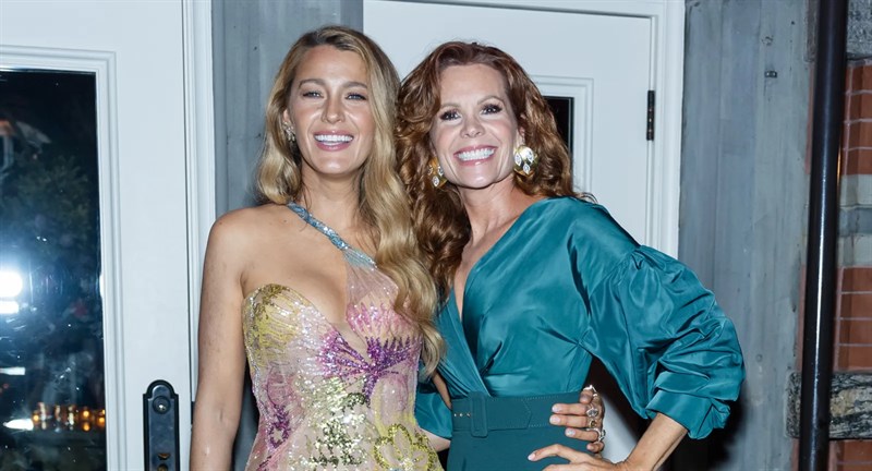 Блейк и Робин Лайвли по време на парти по случай филма “Никога повече“ на 6 Август, 2024 г.