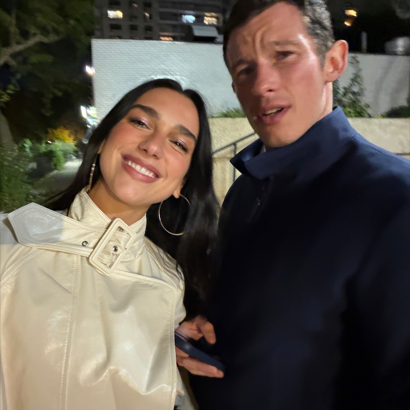 Дуа Липа заедно с Калъм Търнър.