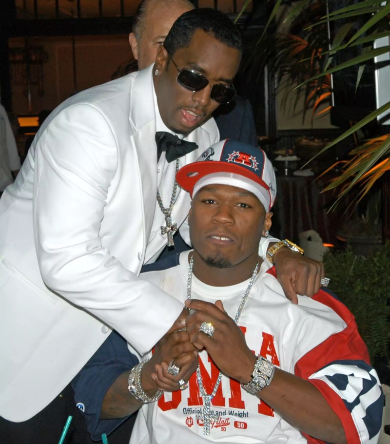 Шон Комбс и 50 Cent през Февруари, 2004 г.